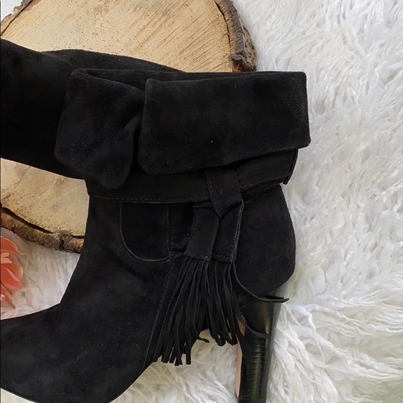 JOHNSTON & MURPHY BLACK ANKLET HIGH BOOTS - Picture 6 of 11